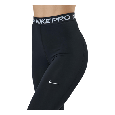 Nike Pro 365 Women's High-Waisted 7/8 Mesh Panel Leggings BLACK/WHITE