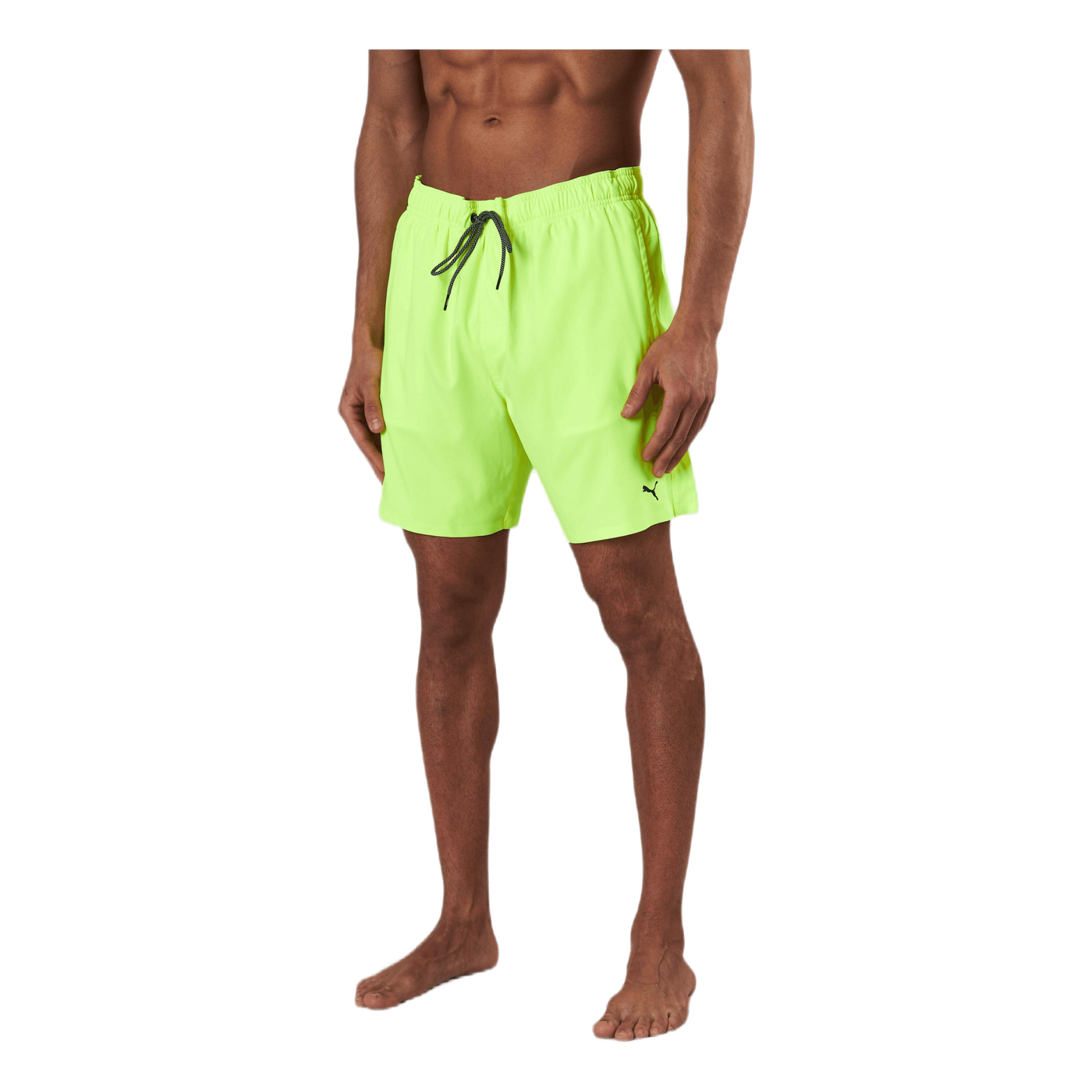 Medium Length Swim Shorts Yellow