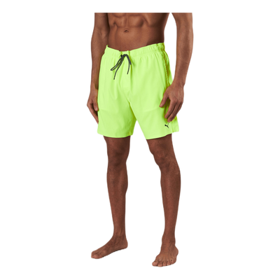 Medium Length Swim Shorts Yellow