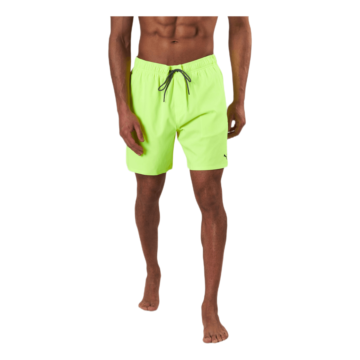 Medium Length Swim Shorts Yellow