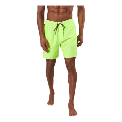 Medium Length Swim Shorts Yellow