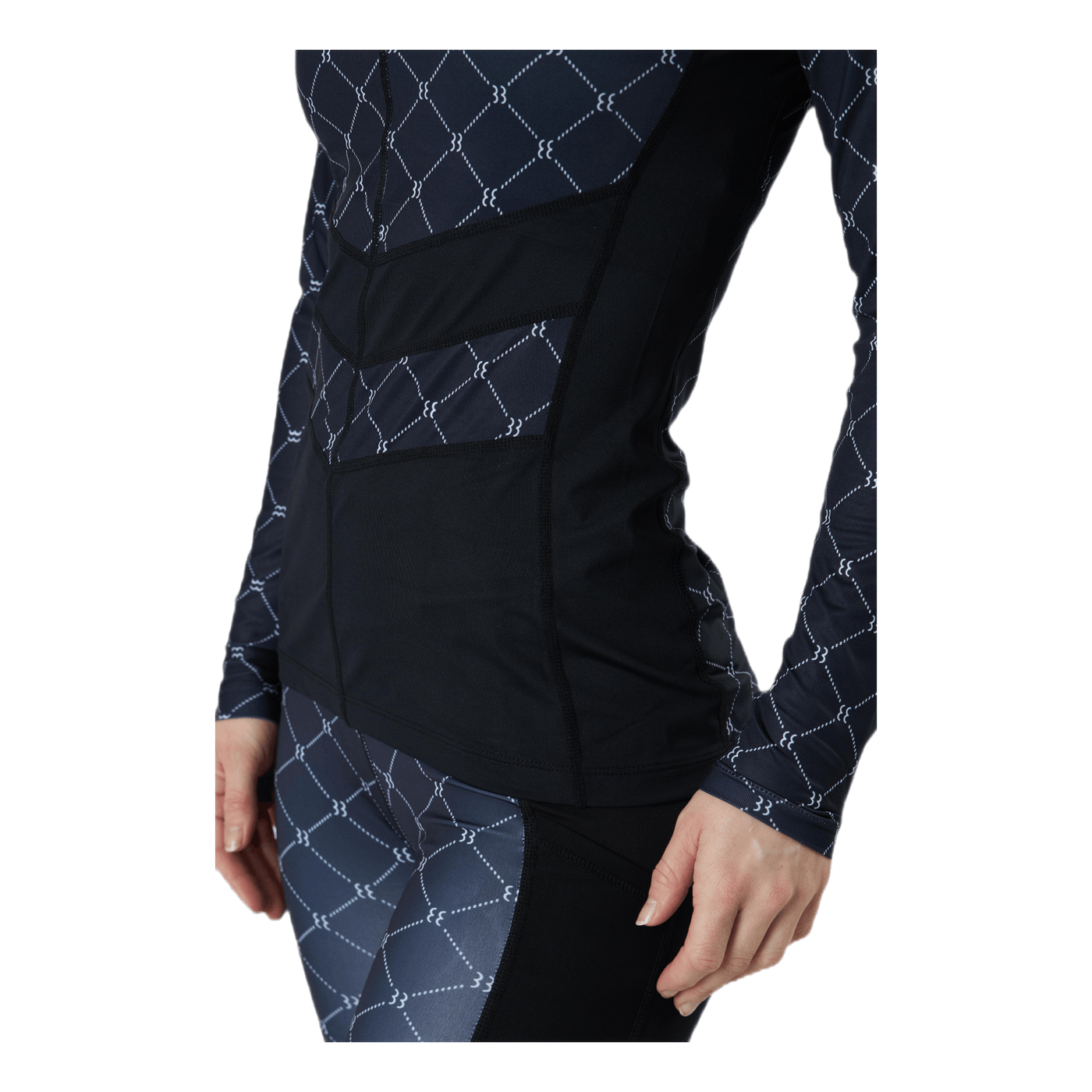 Sthlm Slim Print Long Sleeve Black