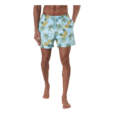 Sylvester Loose Shorts Blue/Patterned