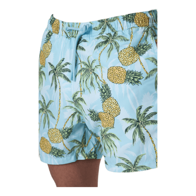 Sylvester Loose Shorts Blue/Patterned