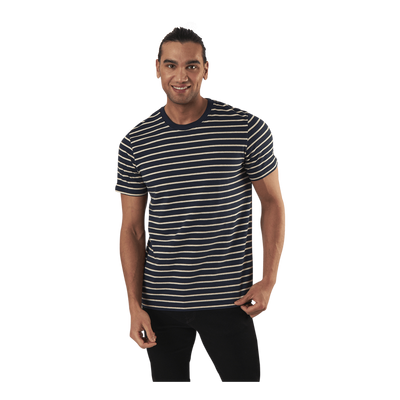 Striped Tee Ss Crew Neck Blue