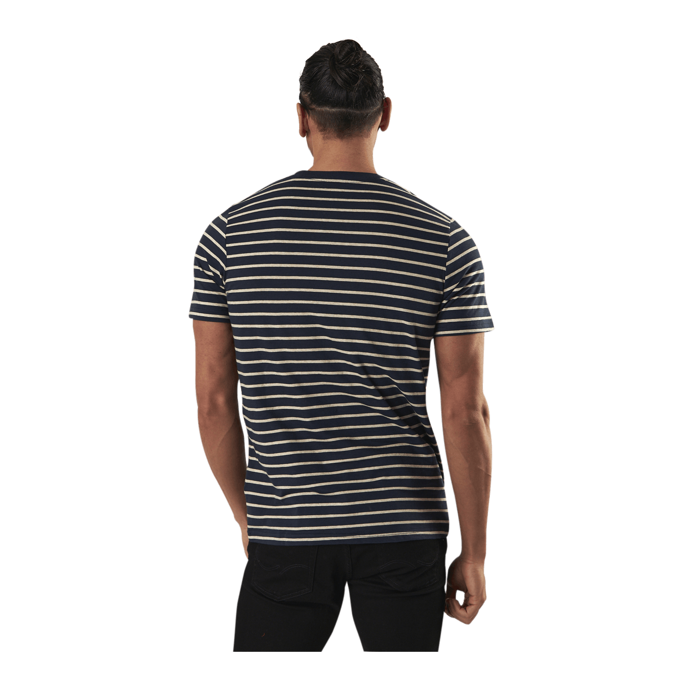 Striped Tee Ss Crew Neck Blue