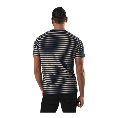 Striped Tee Ss Crew Neck Blue