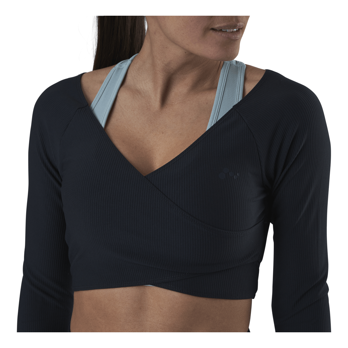 Jana Ls Train Crop Top Blue