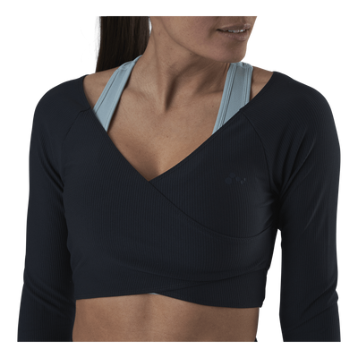 Jana Ls Train Crop Top Blue