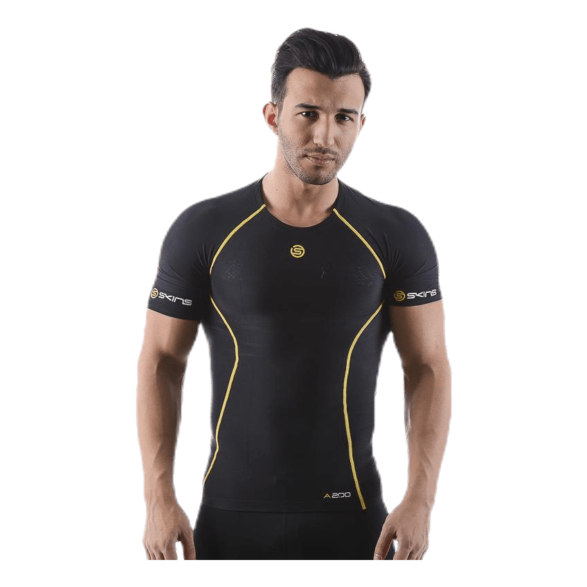 A200 Mens Top Short Sleeve Black