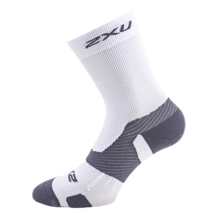 Vectr Light Cushion Crew Socks White/Grey