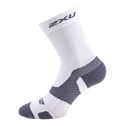 Vectr Light Cushion Crew Socks White/Grey