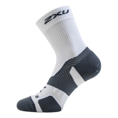 Vectr Cushion Crew Socks White/Grey