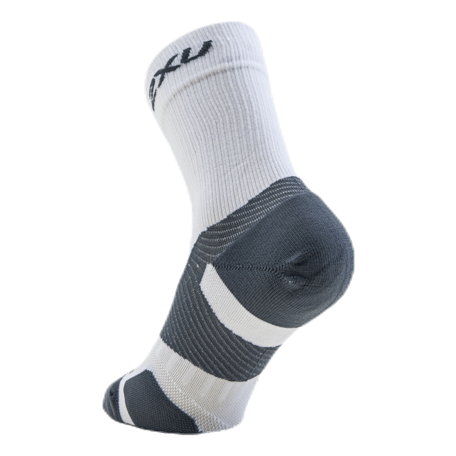 Vectr Cushion Crew Socks White/Grey