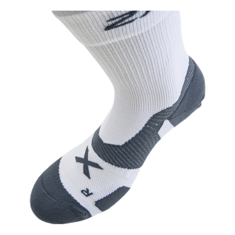 Vectr Cushion Crew Socks White/Grey