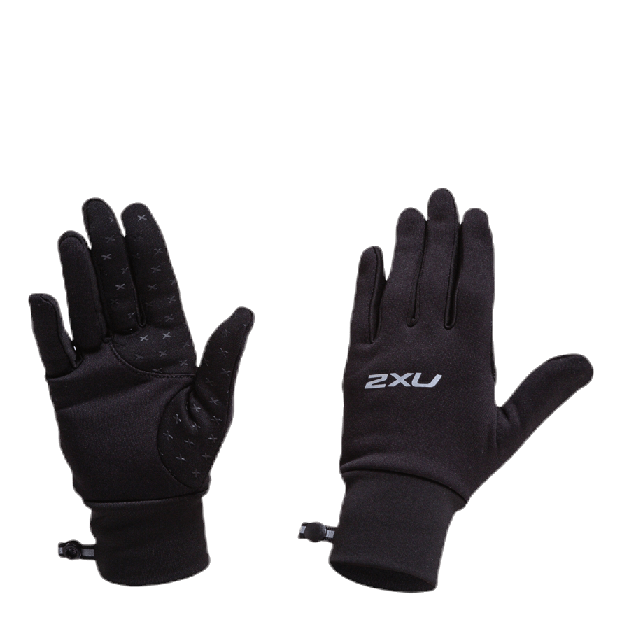 Run Glove Black/Silver