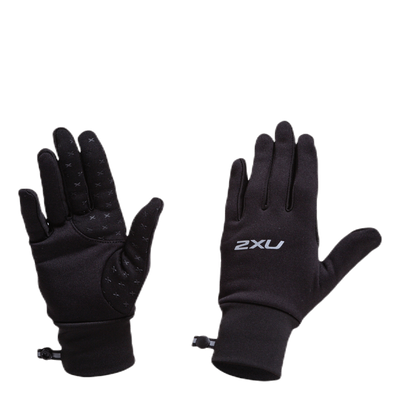 Run Glove Black/Silver