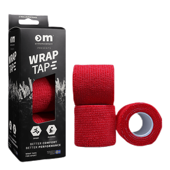 Wrap Tape 5CM/4,5M x3 Red