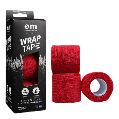 Wrap Tape 5CM/4,5M x3 Red
